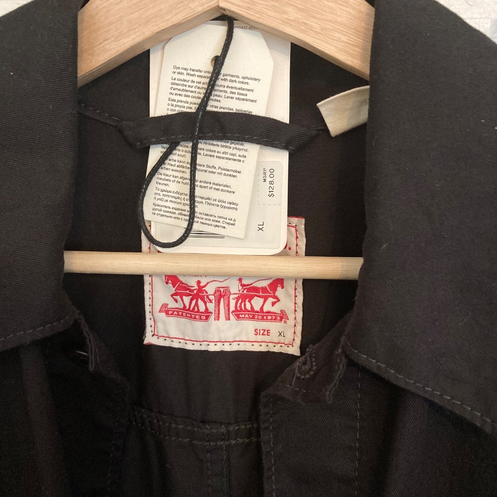 Levi's cover alls XL black - Picture 2 of 4